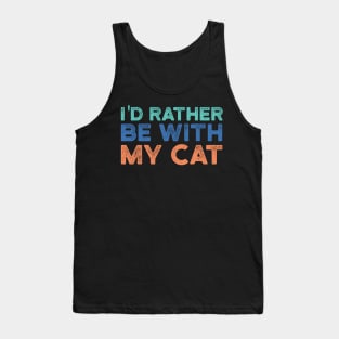 Cats merry christmas Tank Top